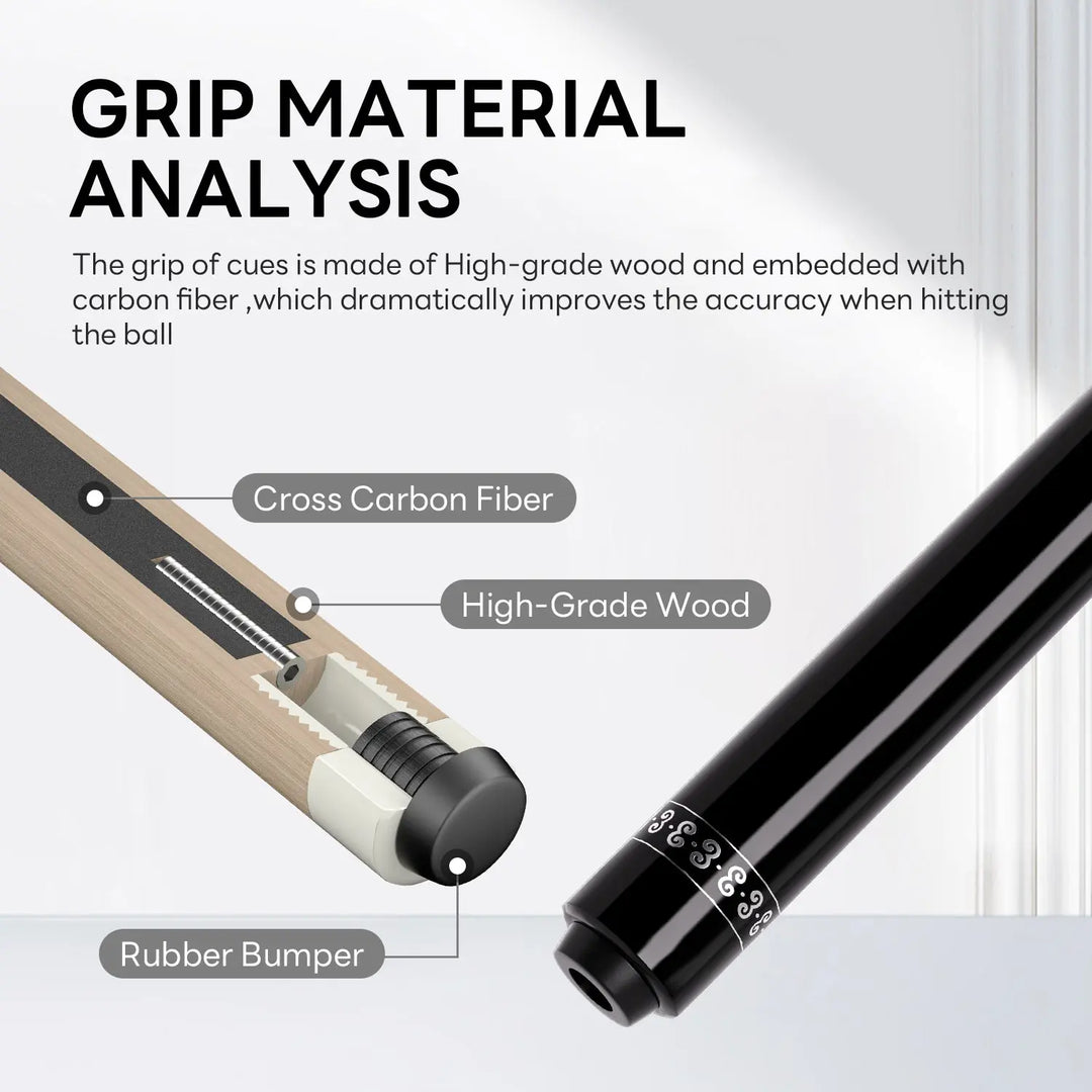 Carbon Fiber Pool Cue: The Perfect Balance of Lightness and Strength