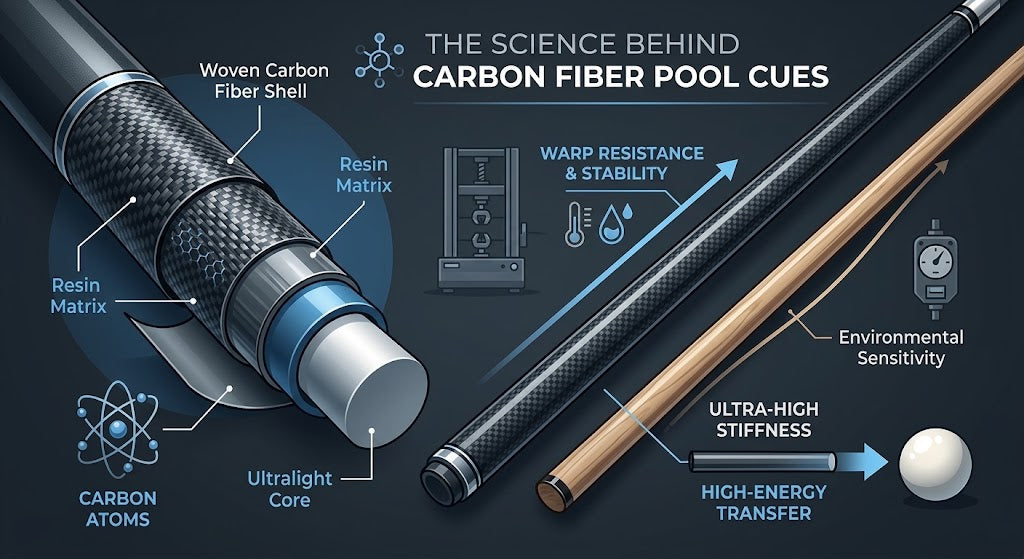 The Science Behind Carbon Fiber: Why It's Perfect for Pool Cues