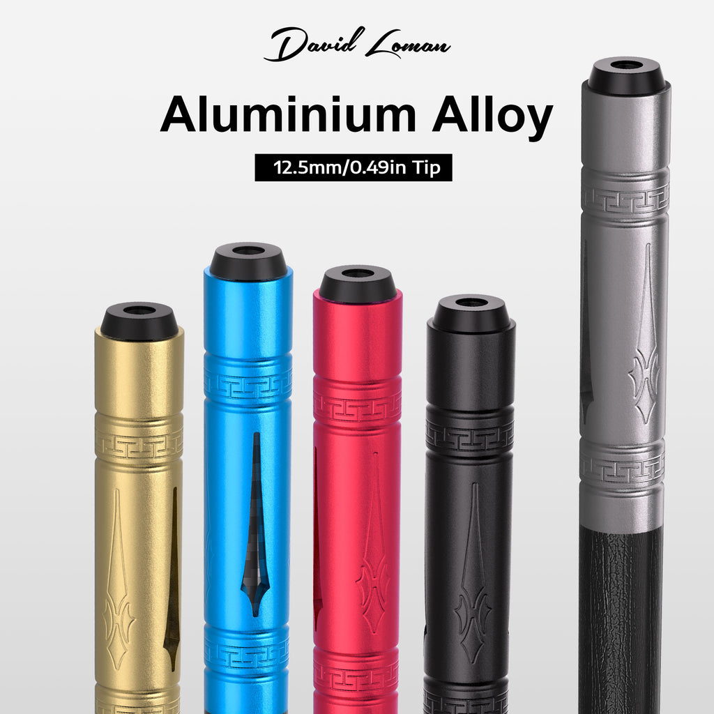 David Loman Aluminum alloy butt with carbon fiber cue shaft brand-new design billiard cue