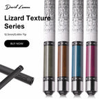 DAVID LOMAN Bird eyed lizard pattern carbon fiber pool cue 58" Black Carbon Billiard Pool Cue Stick Black technology