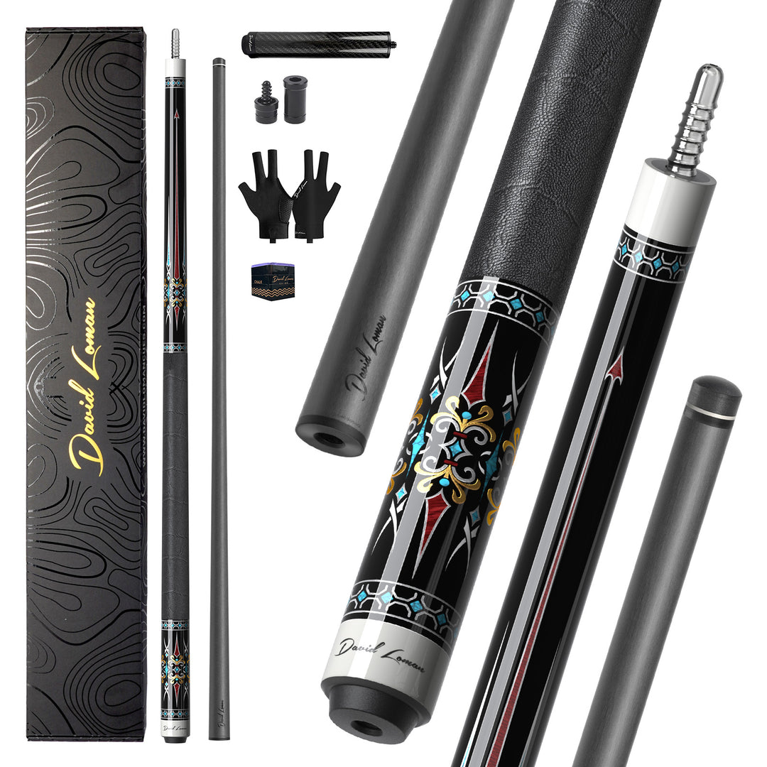 Xuan-Arrow Star Pool Cue DAVID LOMAN BILLIARD CUES