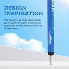 David Loman Carbon fiber billiard cue stick, Professional billiard cue,100% Carbon fiber ,bule sky