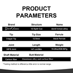 David Loman  alloy Swordsman  pool cue  carbon fiber billiard cue 12.5mm