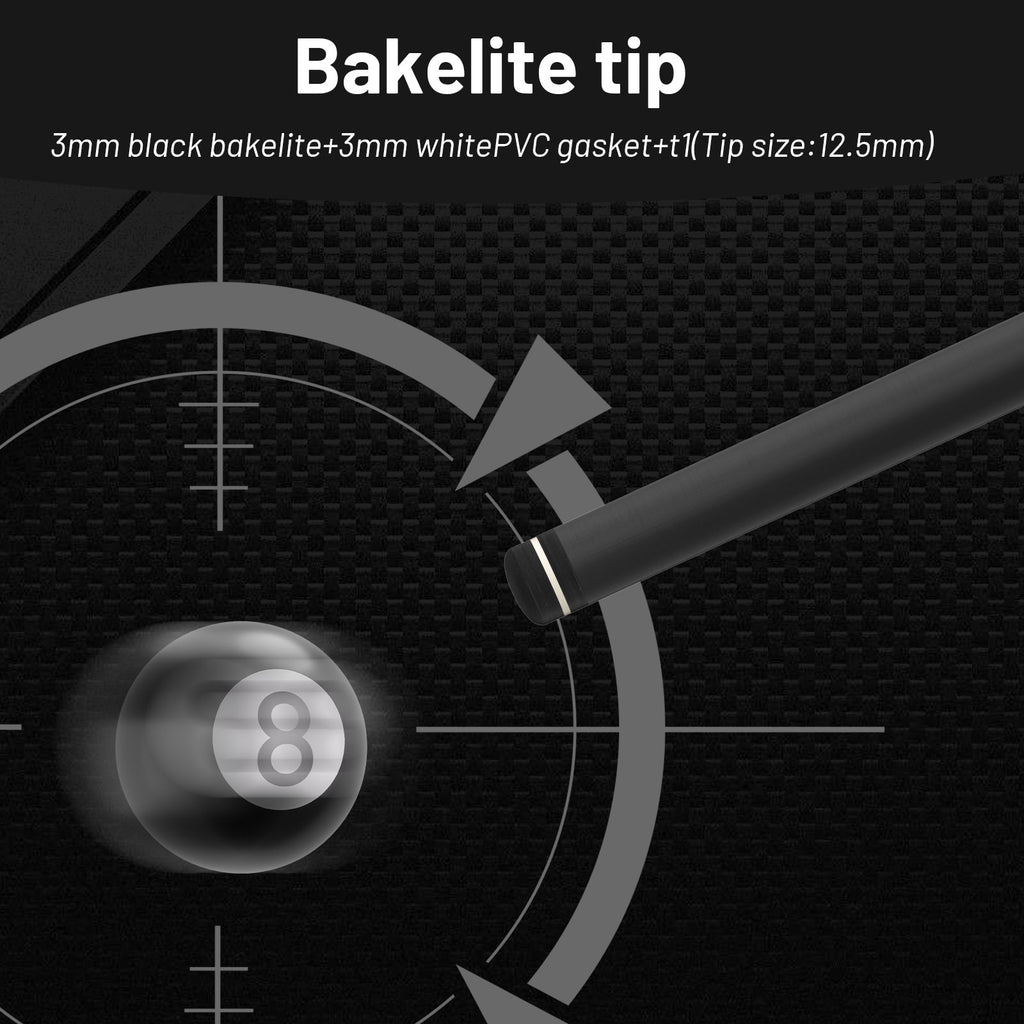 David Loman Cue Stick Carbon Fiber Billiard Stick Gold tin foil All carbon fiber，Professional carbon fiber pool cue