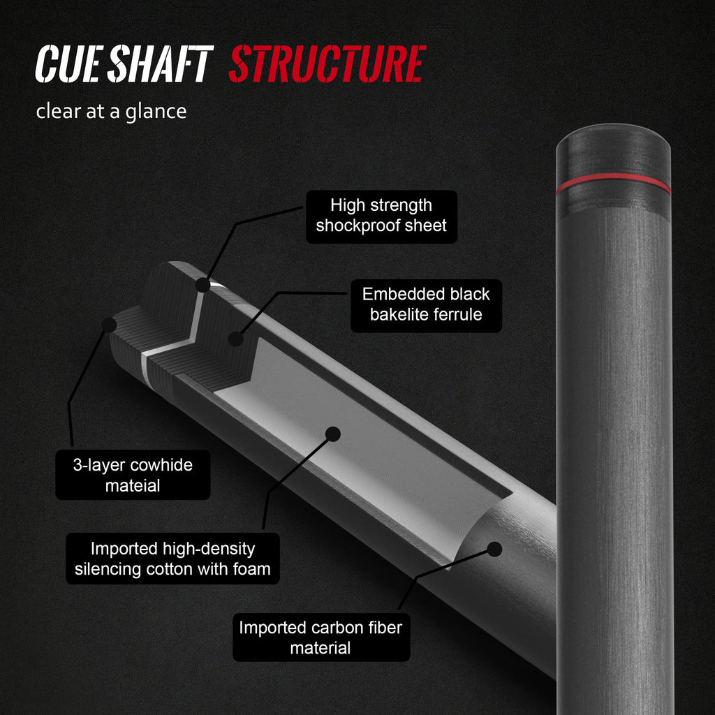Break Carbon Fiber Cue Shaft