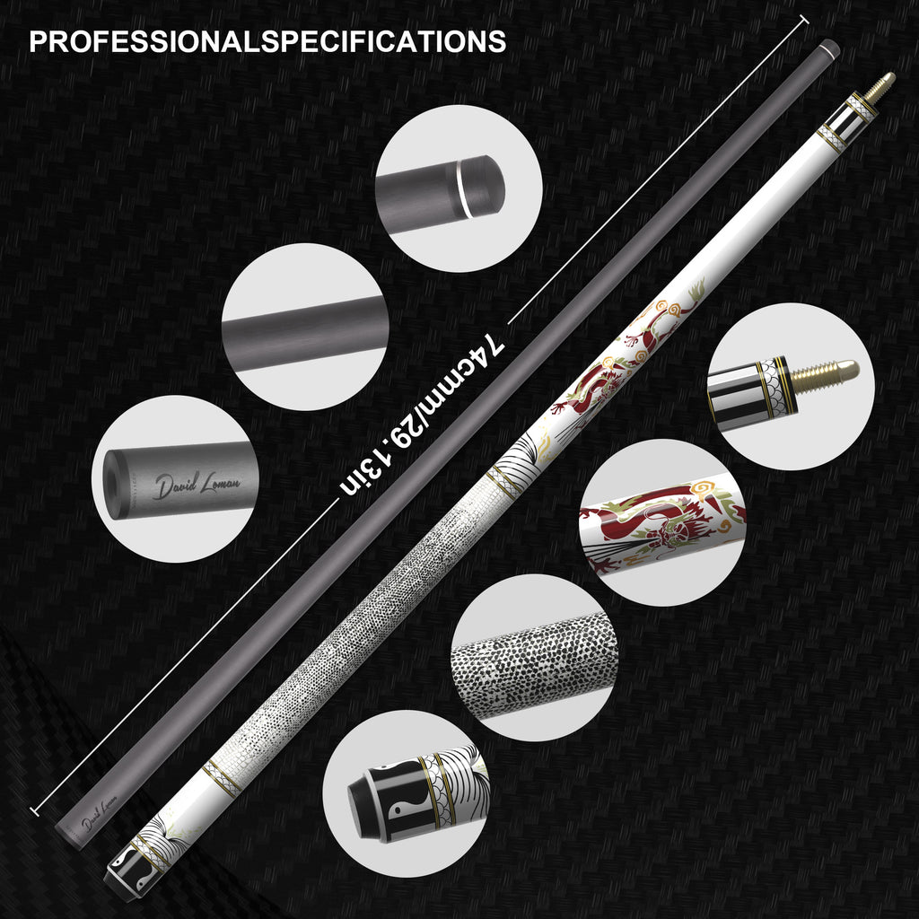 White Dragon Billiard Cue