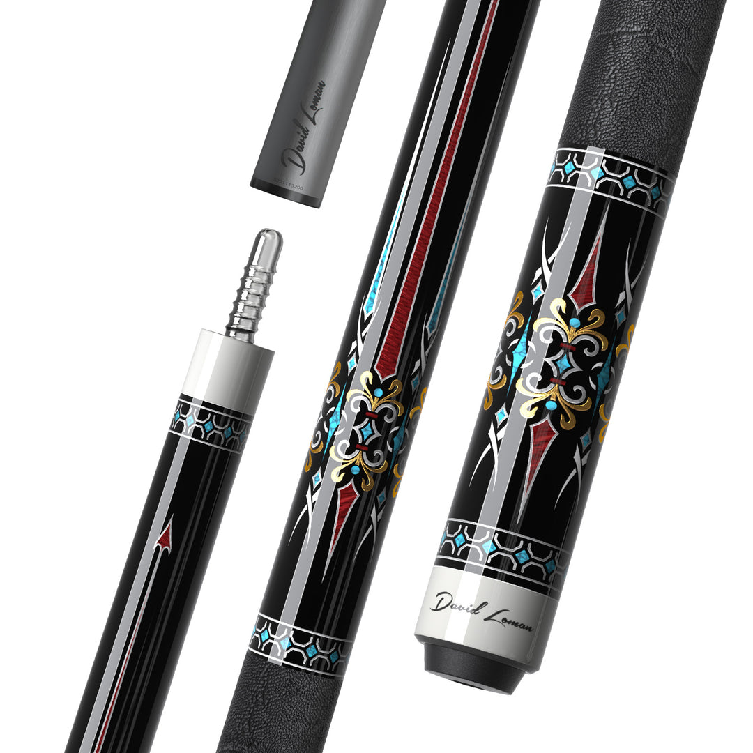 Xuan-Arrow Star Pool Cue DAVID LOMAN BILLIARD CUES