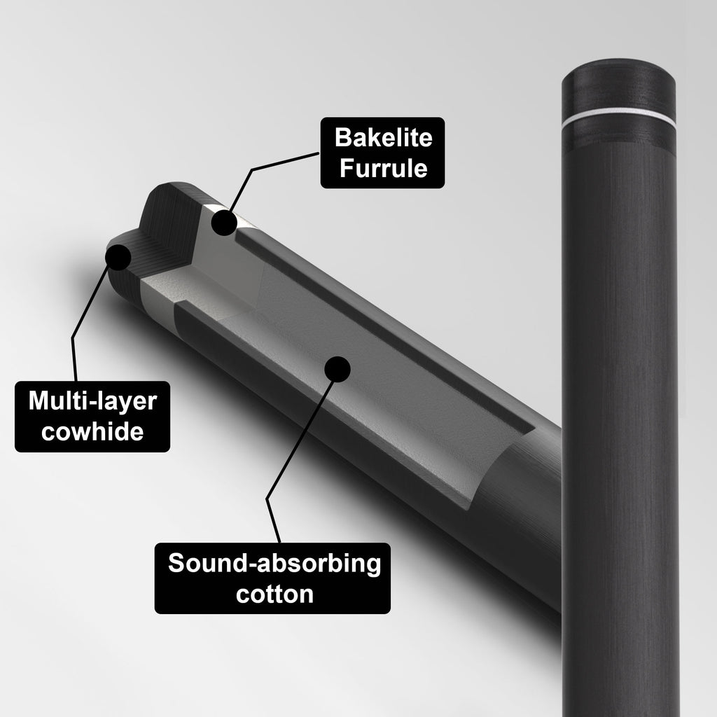 David Loman Aluminum alloy butt with carbon fiber cue shaft brand-new design billiard cue