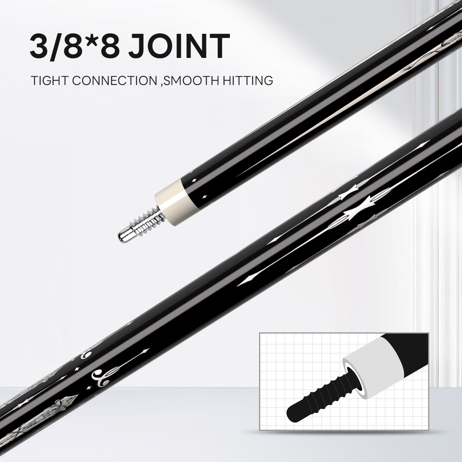 David Loman  Phantom carbon fiber pool cue 58 inches