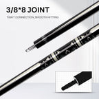 DAVID LOMAN Carbon Fiber Pool Cue 58 inches ,3/8 * 8-Pin Joint 11.5mm、12.5mm，19oz/19.5oz
