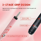 David Loman Carbon fiber billiard cue stick, Professional billiard cue,100% Carbon fiber ,3/8*8 Joint ,pink pig