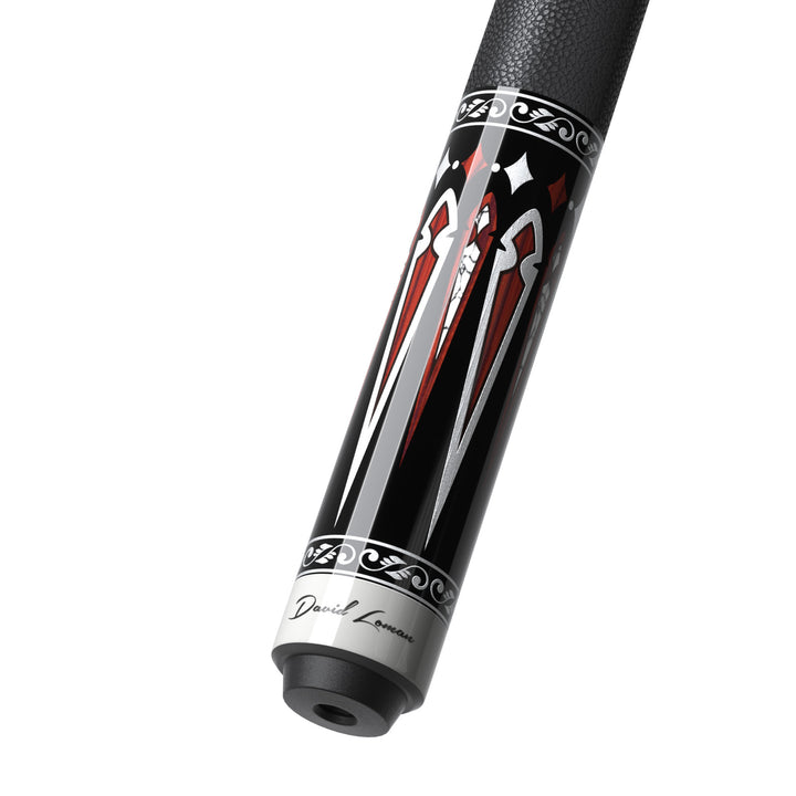 Black Flame Pool Cue DAVID LOMAN BILLIARD CUES