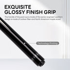 DAVID LOMAN Carbon Fiber Pool Cue 58 inches ,3/8 * 8-Pin Joint 11.5mm、12.5mm，19oz/19.5oz