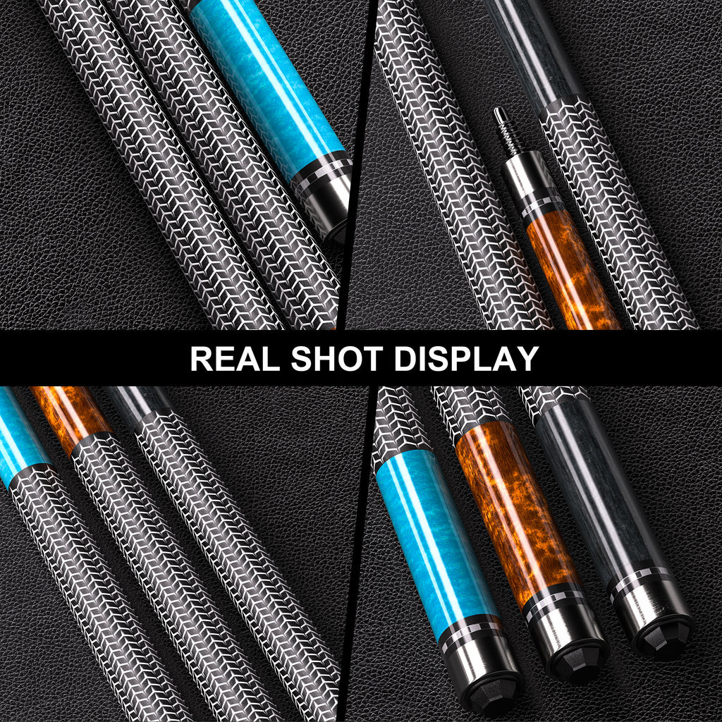 DAVID LOMAN High quality products designed with advanced snake pattern series carbon fiber pool cue