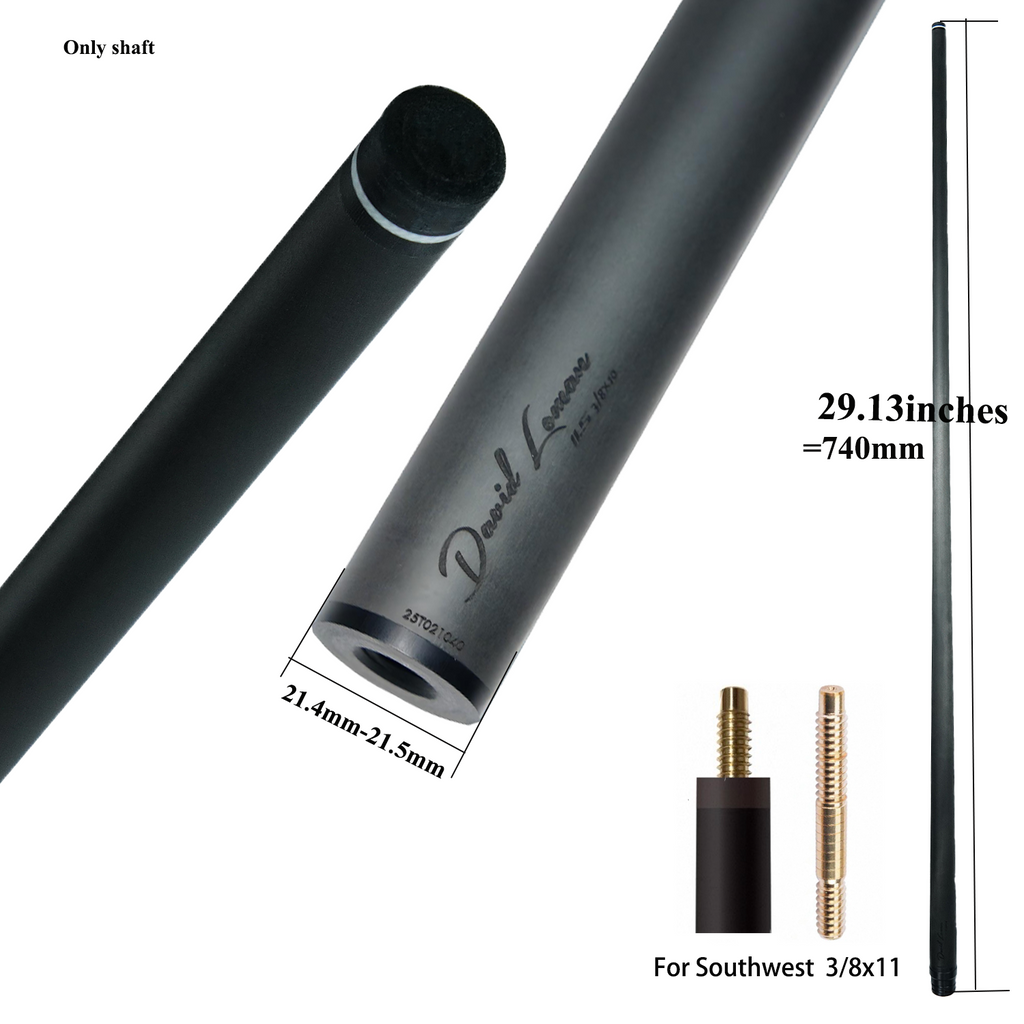 David Loman First-generation version Play/Hit cue Shaft Carbon Fiber Pool Cue Shaft