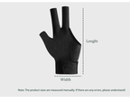 Professional billiards cue gloves Anti slip sweat absorbing breathable pool cue gloves