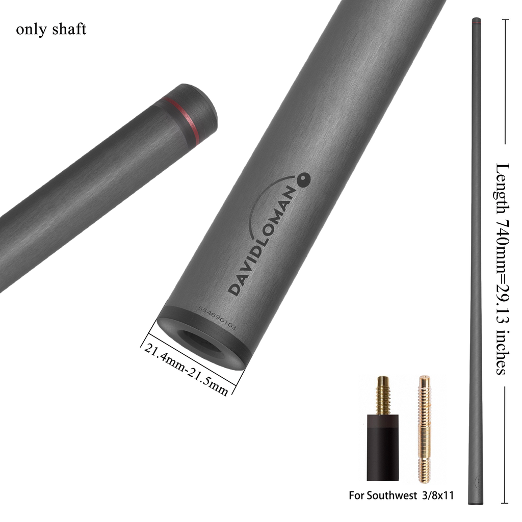 Break Carbon Fiber Cue Shaft