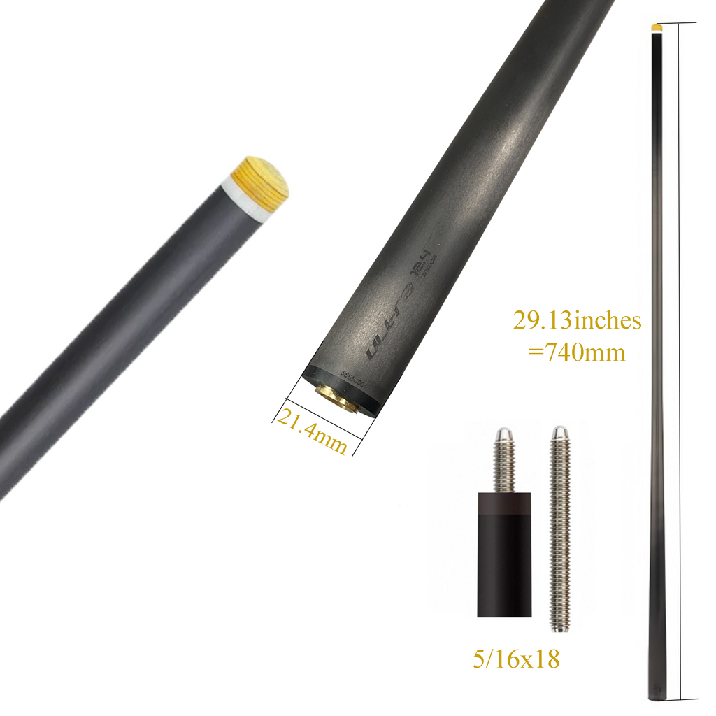 David Loman Ultra Version Carbon Fiber billiard cue shaft Acceleration taper Design for the competition Premium Orange Gift Box