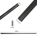 13MM Punch/Break Carbon Fiber Cue Shaft 13mm 29.13inches specifically Designed for Powerful Hitting During Kickoff