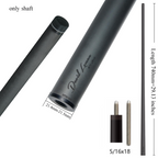 First Generation Version Cue Shaft- 29.13" /Radial Wavy 3/8-10 3/8-11 3/8-14 Uni-Loc 5/16-18 Carbon Fiber Pool Cue Shaft, Low Deflection Cue Stick Shaft,Professional Cue Stick Shaft