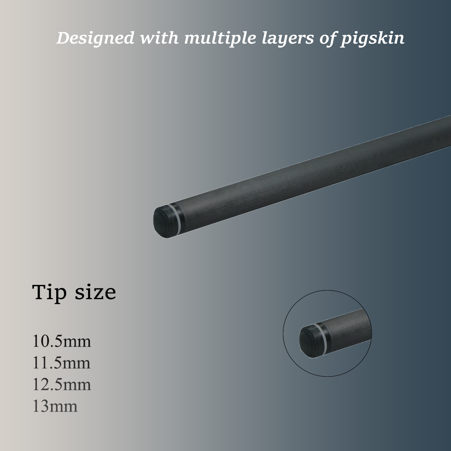 NO LOGO Cue Shaft Carbon Fiber pro taper Pool Cue Stick Billiards 10.5mm/11.5mm/12.5mm/13mm Play/Hit Carbon Fiber Pool Cue Shaft