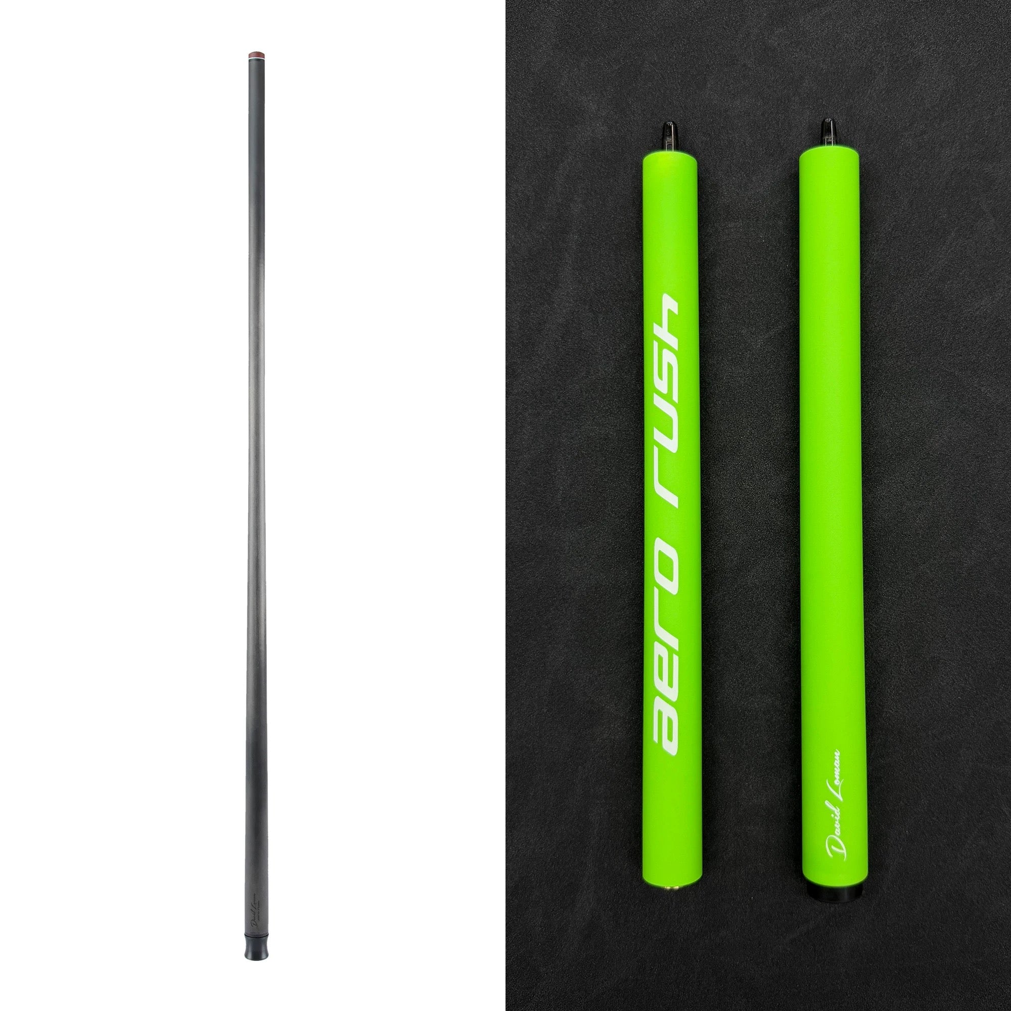 DAVID LOMAN AERORUSH Jump Break Cue 13~14oz,3 Piece Pool Stick 14mm Bakelite Tip for Explosive Breaks and Effortless Jumps 51.5 inches