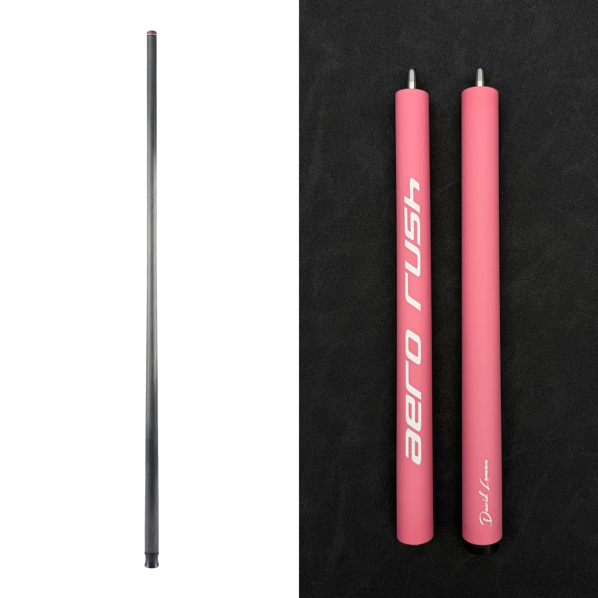 DAVID LOMAN AERORUSH Jump Break Cue 13~14oz,3 Piece Pool Stick 14mm Bakelite Tip for Explosive Breaks and Effortless Jumps 51.5 inches