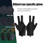 Professional billiards cue gloves Anti slip sweat absorbing breathable pool cue gloves