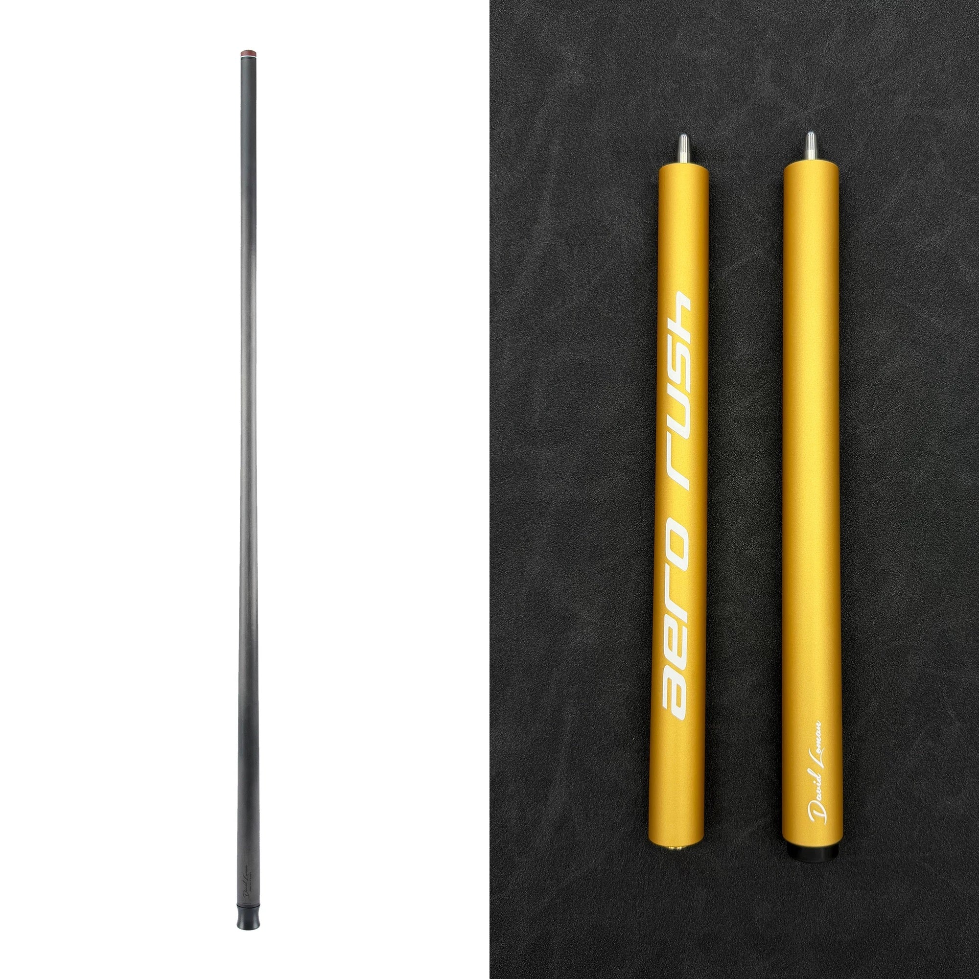 DAVID LOMAN AERORUSH Jump Break Cue 13~14oz,3 Piece Pool Stick 14mm Bakelite Tip for Explosive Breaks and Effortless Jumps 51.5 inches