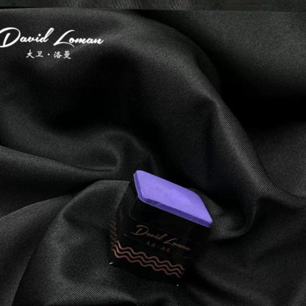 David loman Billiards stick chalk chocolate powder, nine balls, Chinese style eight balls, powder wipe club head