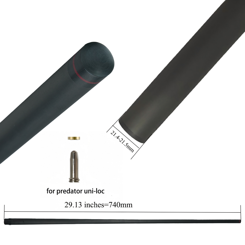 13MM Punch/Break Carbon Fiber Cue Shaft 13mm 29.13inches specifically Designed for Powerful Hitting During Kickoff