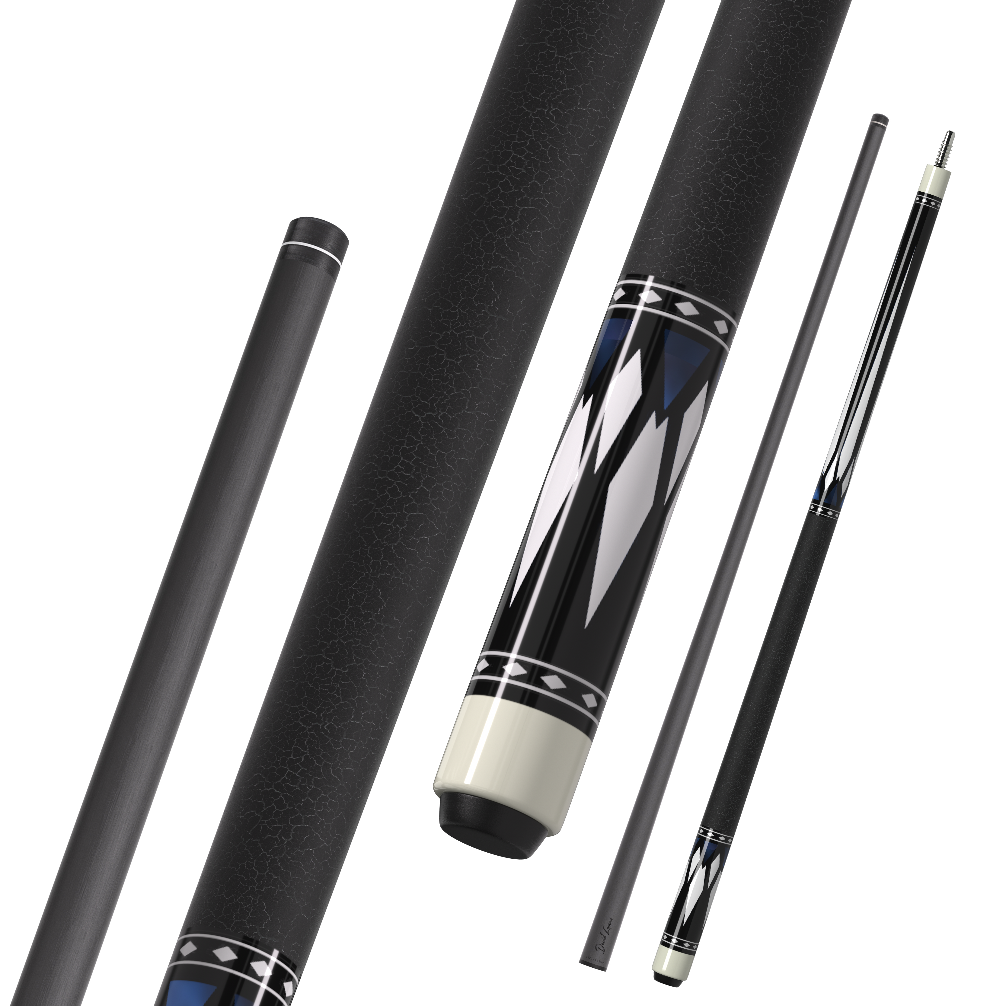 Diamond Blue Billiard Cue