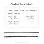 Phantom x2 pool cue-12.5mm