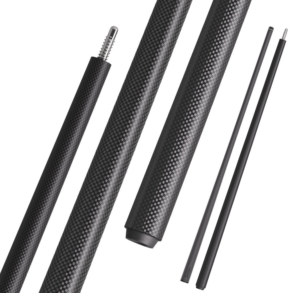 DAVID LOMAN 3k weave carbon fiber pool cue  12.5mm 19.5oz