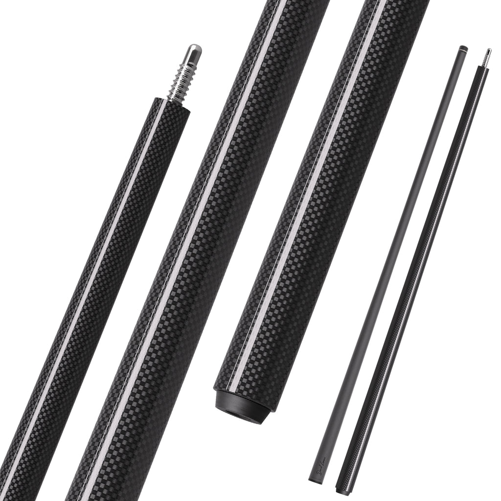 DAVID LOMAN 3k weave carbon fiber pool cue  12.5mm 19.5oz