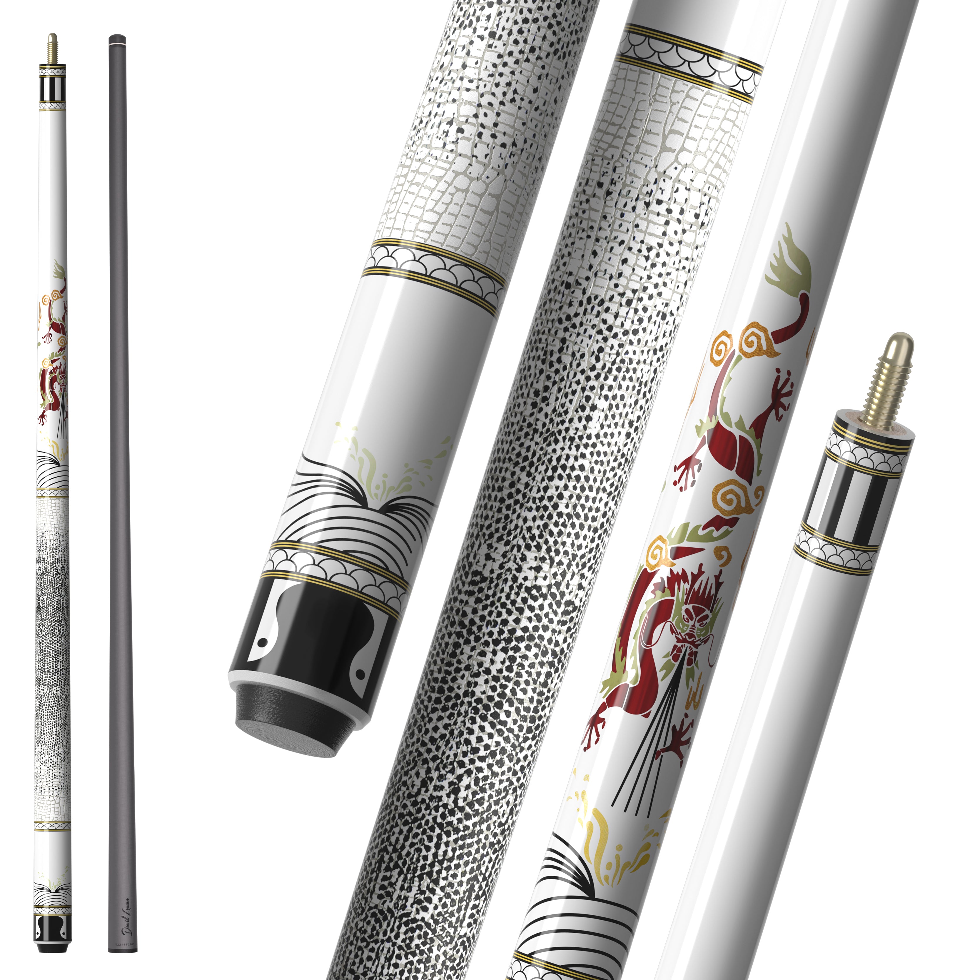 White Dragon billiard cue