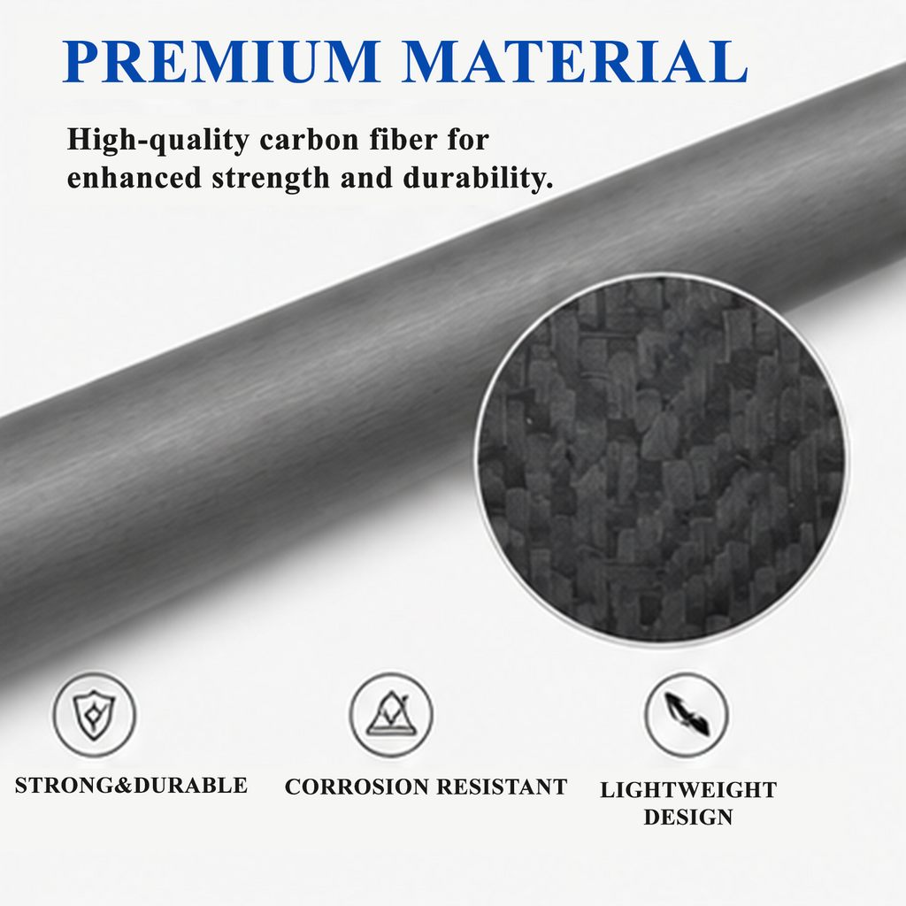 NO LOGO Carbon Fiber Pool Cue Shaft