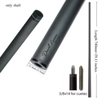 First Generation Version Cue Shaft- 29.13" /Radial Wavy 3/8-10 3/8-11 3/8-14 Uni-Loc 5/16-18 Carbon Fiber Pool Cue Shaft, Low Deflection Cue Stick Shaft,Professional Cue Stick Shaft