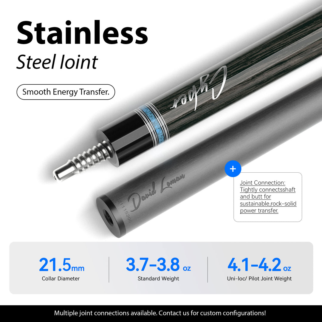 NO LOGO Carbon Fiber Pool Cue Shaft DAVID LOMAN BILLIARD CUES