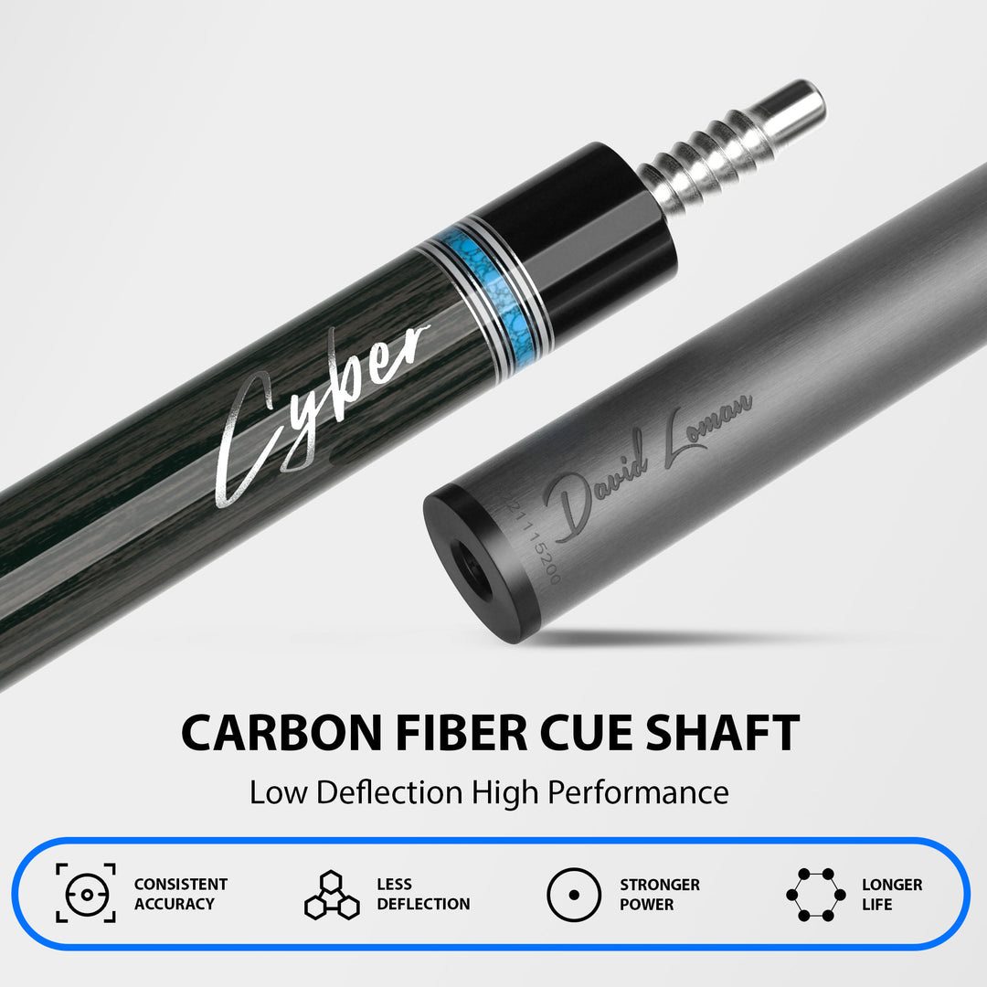 NO LOGO Carbon Fiber Pool Cue Shaft DAVID LOMAN BILLIARD CUES