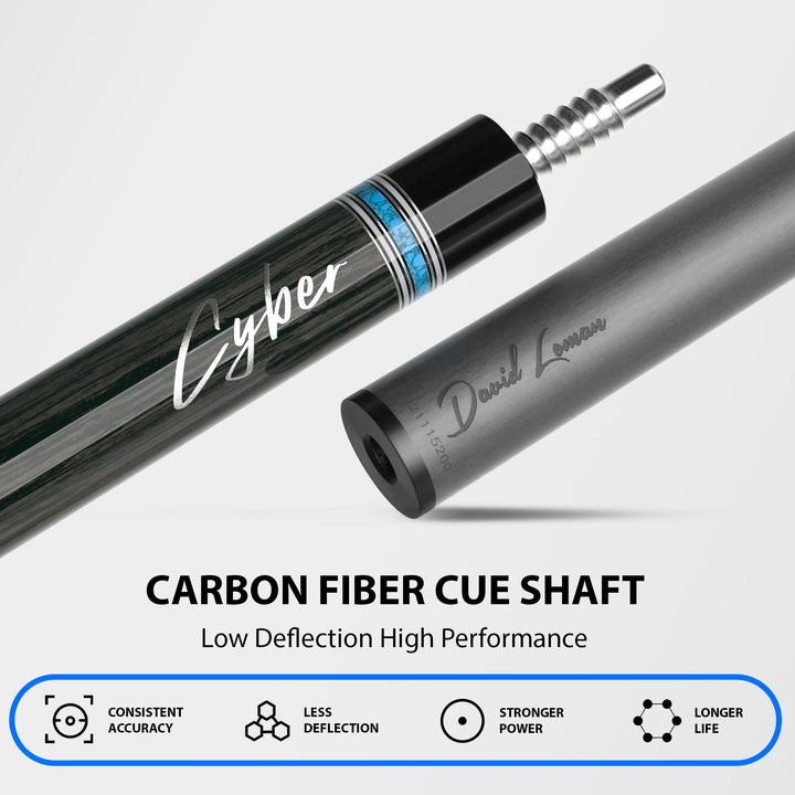 NO LOGO Carbon Fiber Pool Cue Shaft DAVID LOMAN BILLIARD CUES