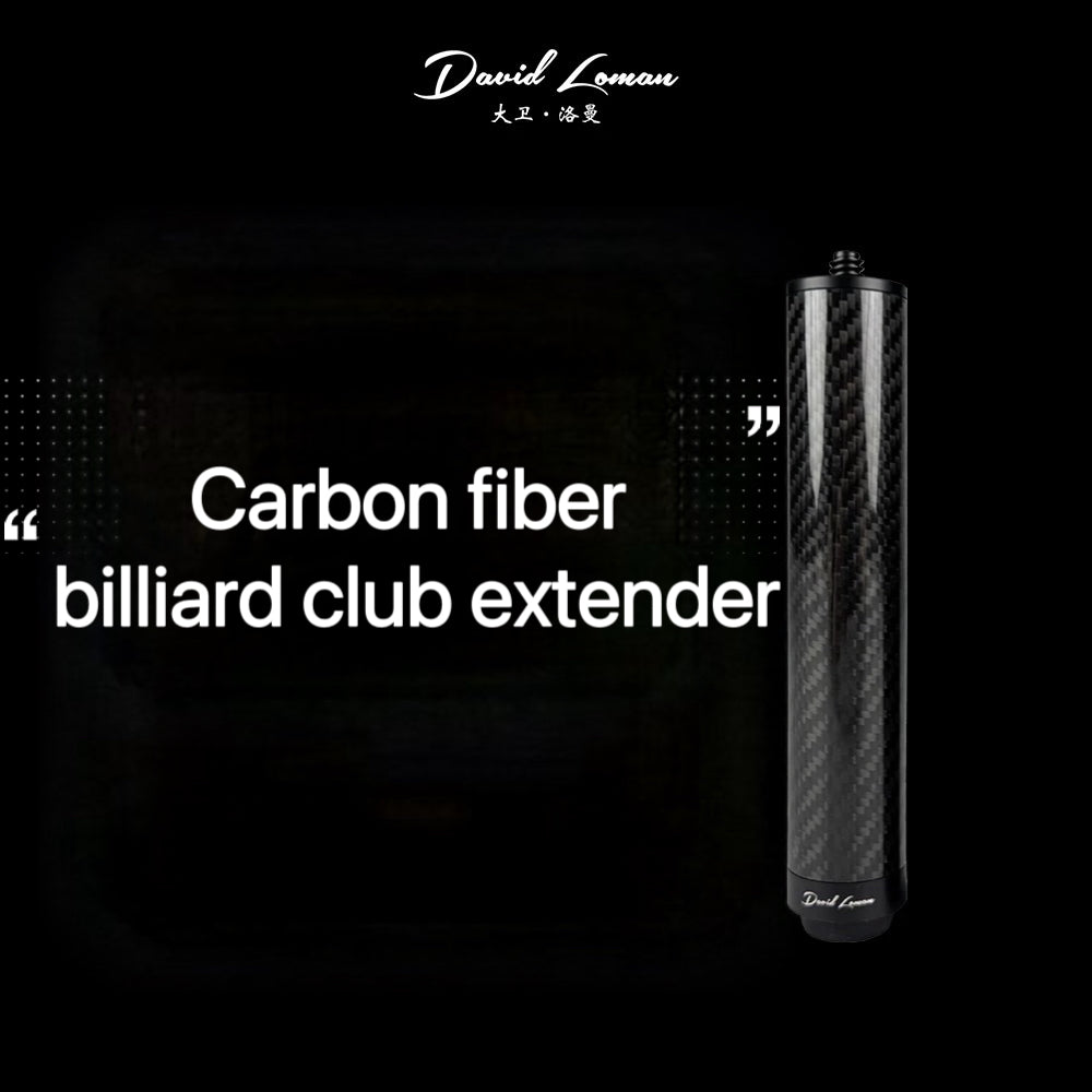 David Loman Carbon fiber cue extension, cue extension, accessory extender Suitable for all brands