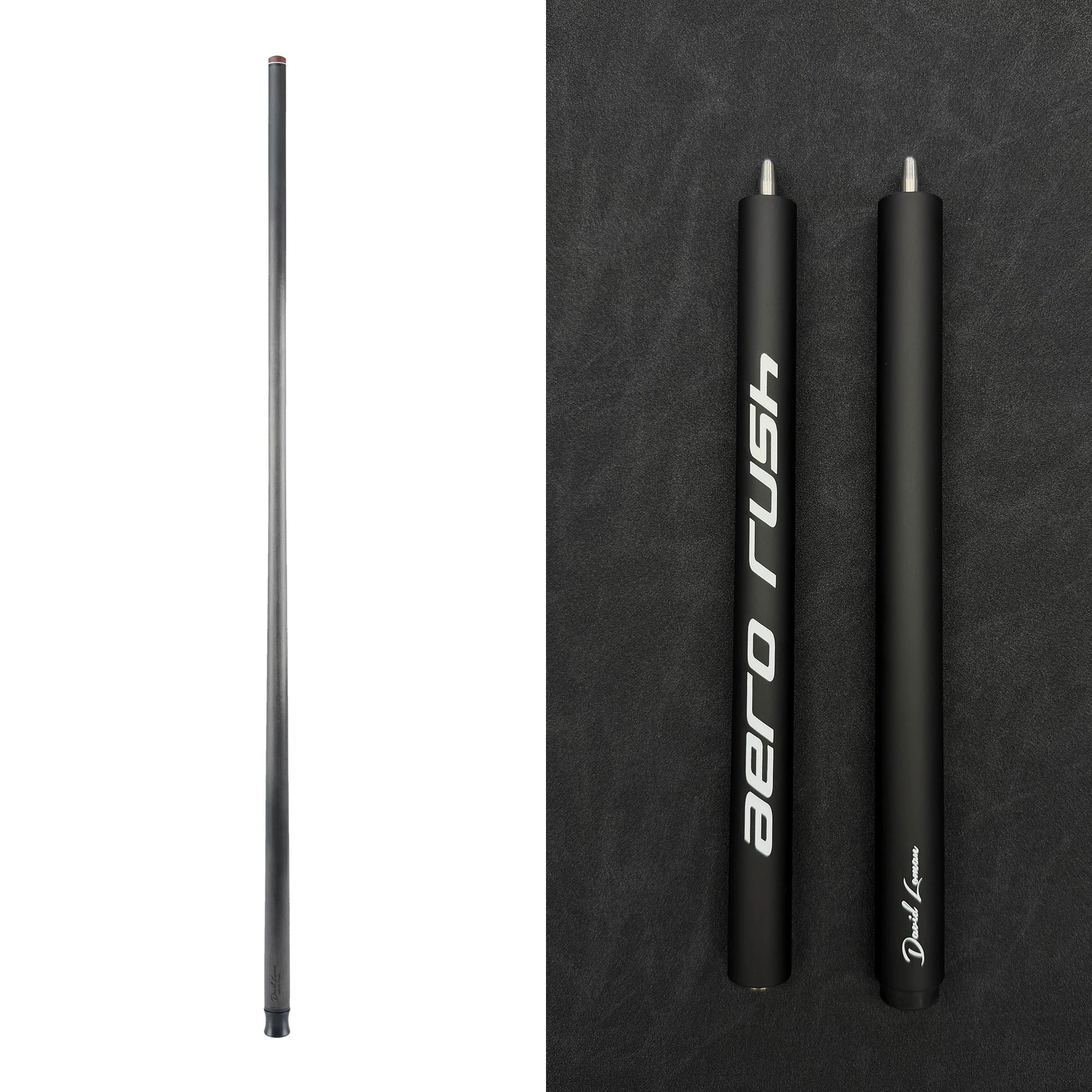 DAVID LOMAN AERORUSH Jump Break Cue 13~14oz,3 Piece Pool Stick 14mm Bakelite Tip for Explosive Breaks and Effortless Jumps 51.5 inches