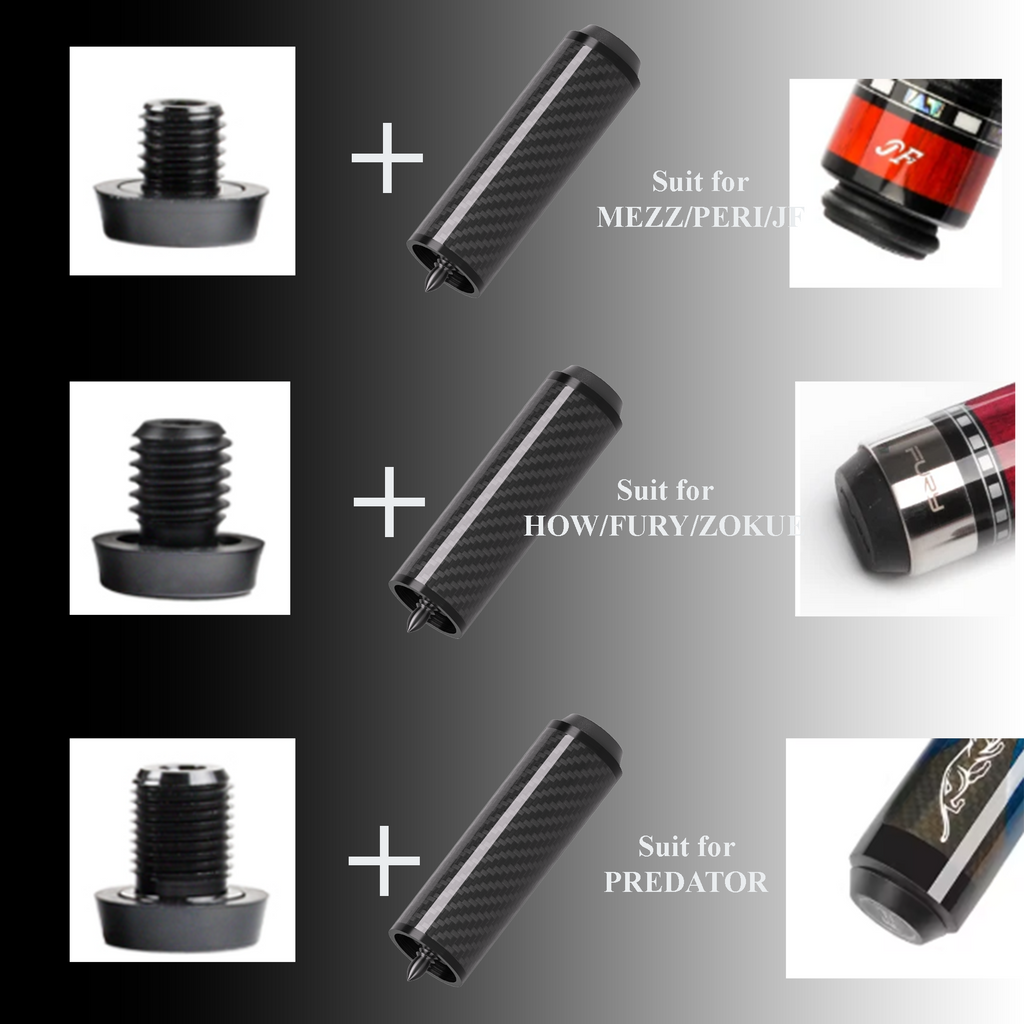 David Loman Carbon fiber cue extension, cue extension, accessory extender Suitable for all brands