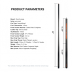 DAVID LOMAN AERORUSH Jump Break Cue 13~14oz,3 Piece Pool Stick 14mm Bakelite Tip for Explosive Breaks and Effortless Jumps 51.5 inches