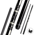 DAVID LOMAN Carbon Fiber Pool Cue 58 inches ,3/8 * 8-Pin Joint 11.5mm、12.5mm，19oz/19.5oz