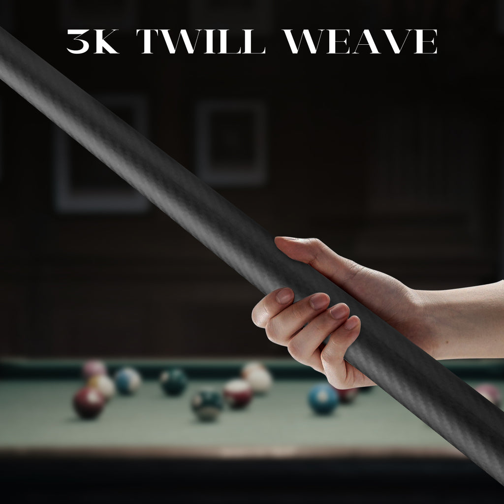 David Loman Billiard Cue 100 % Carbon Fiber Pool Cue stick 58 inches,11.5mm/12.5mm Pen Tip Professional carbon fiber Billard cue