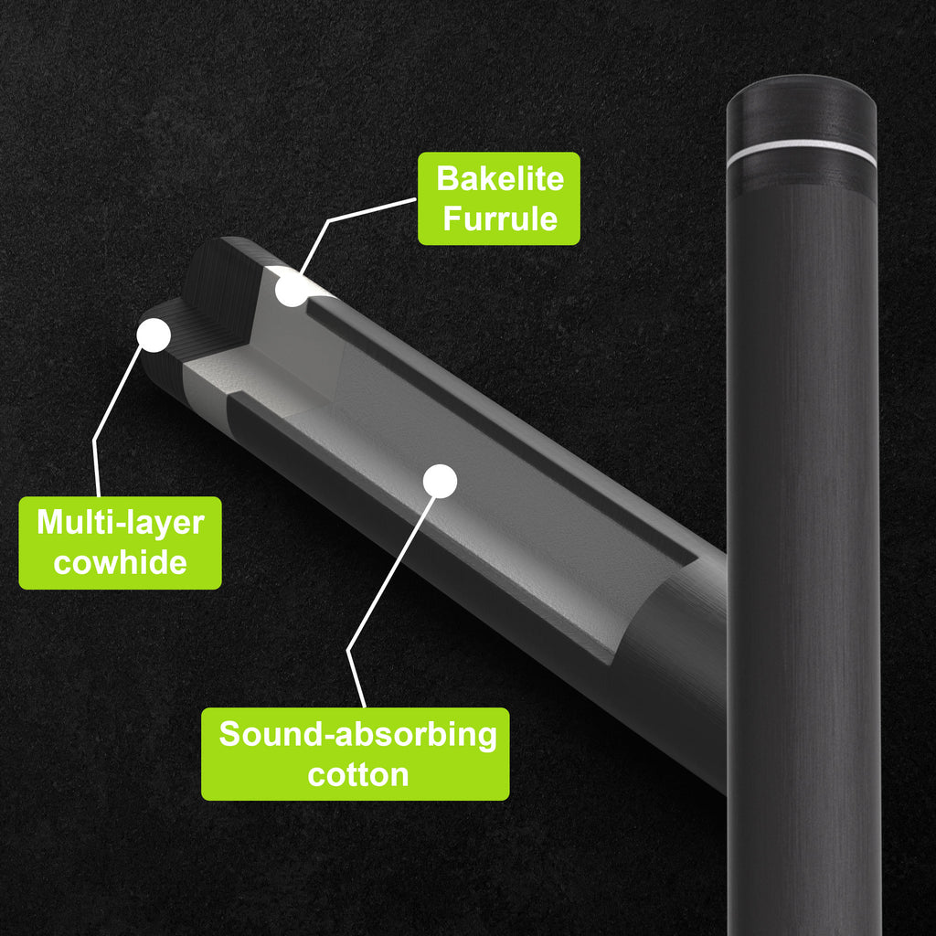 DAVID LOMAN 3k weave carbon fiber pool cue  12.5mm 19.5oz