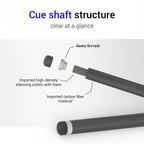 David Loman PRO Version Carbon Fiber cue shaft  Professional billiards cue shaft acceleration taper juma ferrule 10.5mm/11.5mm/11.8mm/12.5mm/12.9mm