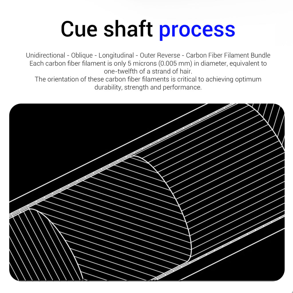 PRO Version Carbon Fiber Cue Shaft